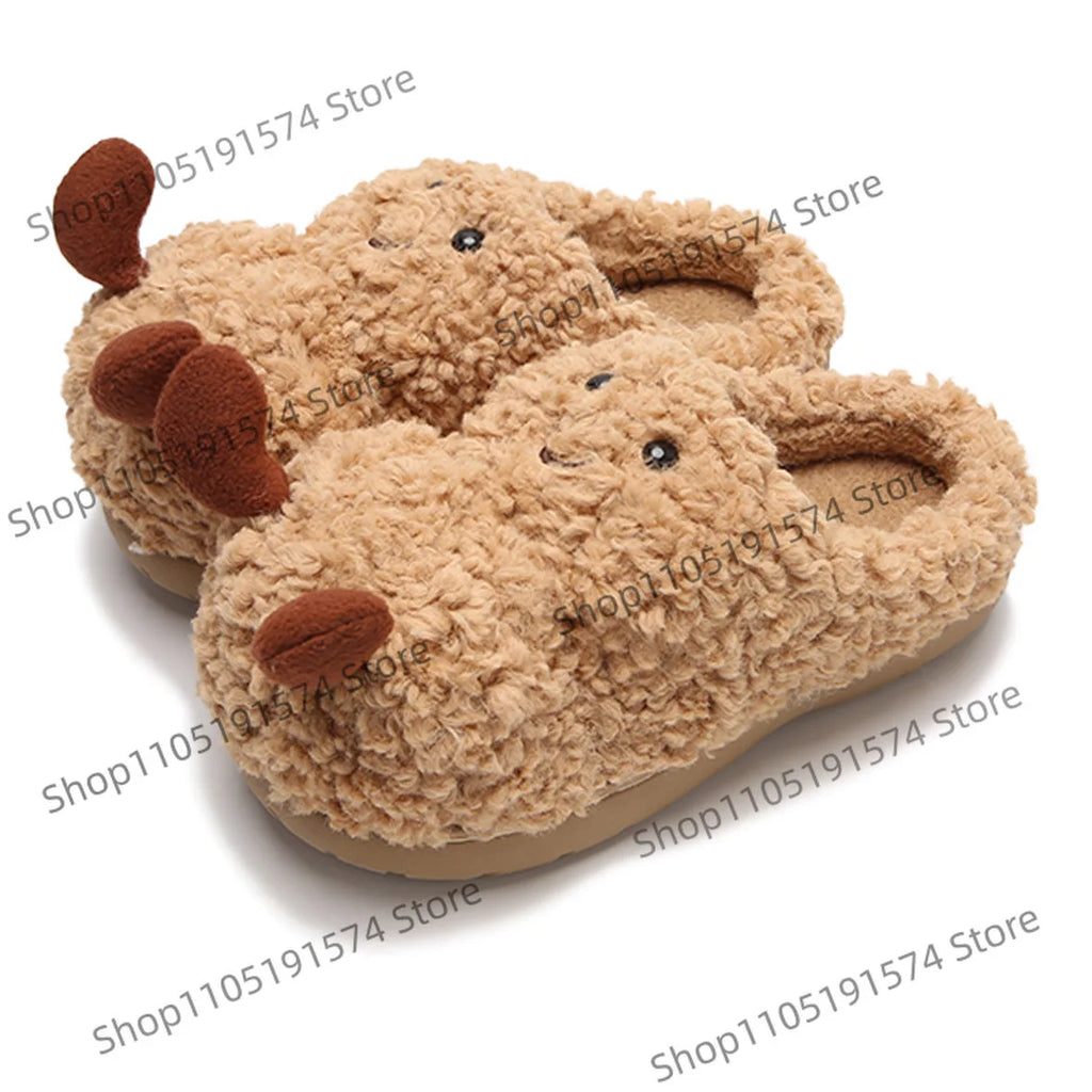 🥜❄️ Pantuflas “Peanut Warm” — Suavidad, Calor y Diversión Para Tus Pies