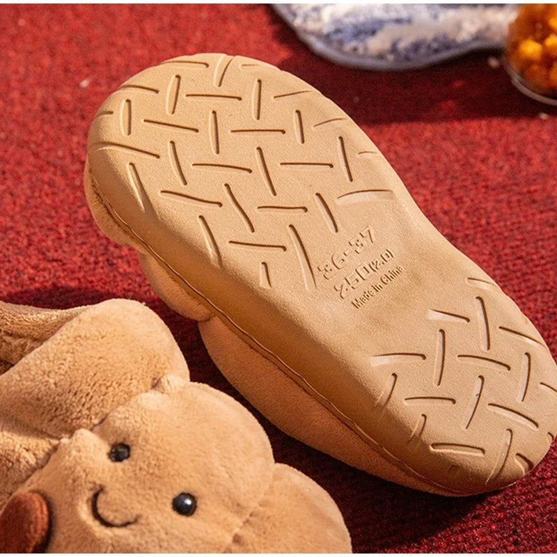 🥐❄️ Winter Croissant Slippers – Suavidad deliciosa para tus pies