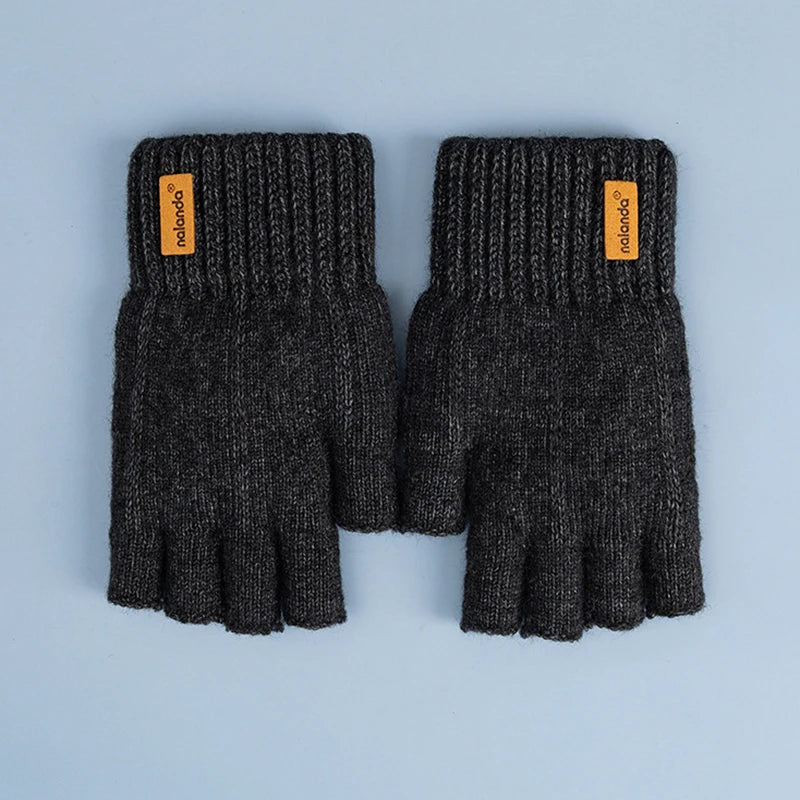 🧤❄️ Fashion Winter Knitted Fingerless Gloves – Calidez, estilo y libertad para tus manos