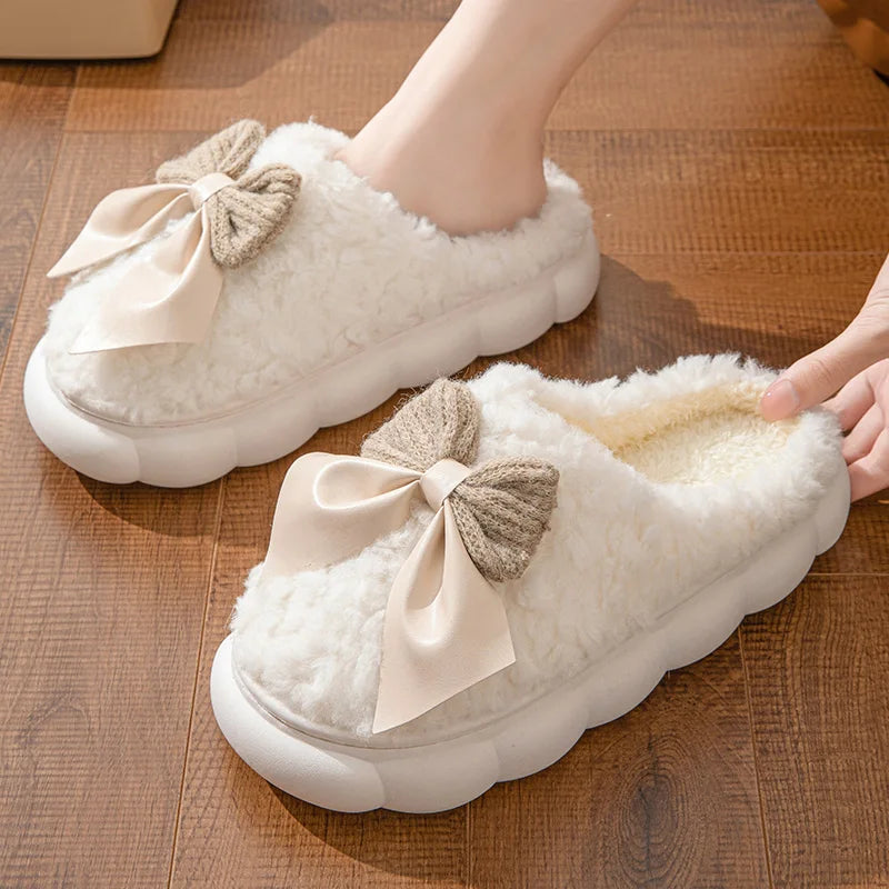 🎀❄️ Winter Warm Fur Slippers – Calidez, suavidad y un toque cute para tus pies