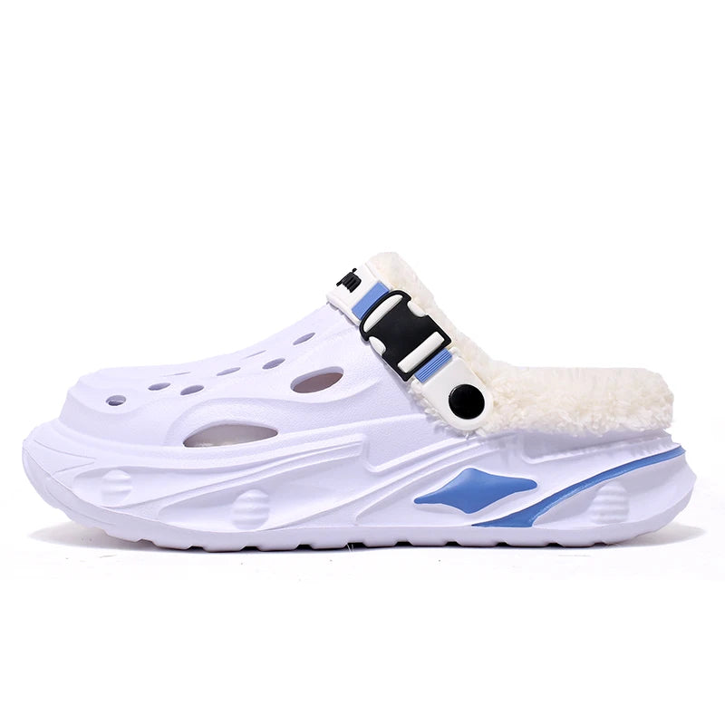 ❄️👞 Fashion Winter Men’s Cotton Slippers – Calidez y resistencia para el día a día