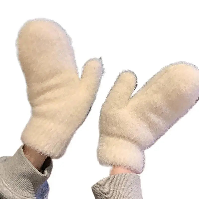 ❄️🧤 Women’s Winter Plush Mittens – Suavidad, abrigo y estilo en cada movimiento