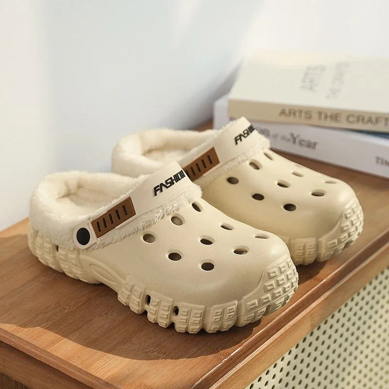 ❄️👣 Winter Men Warm Slippers – Comodidad cálida para tus días en casa