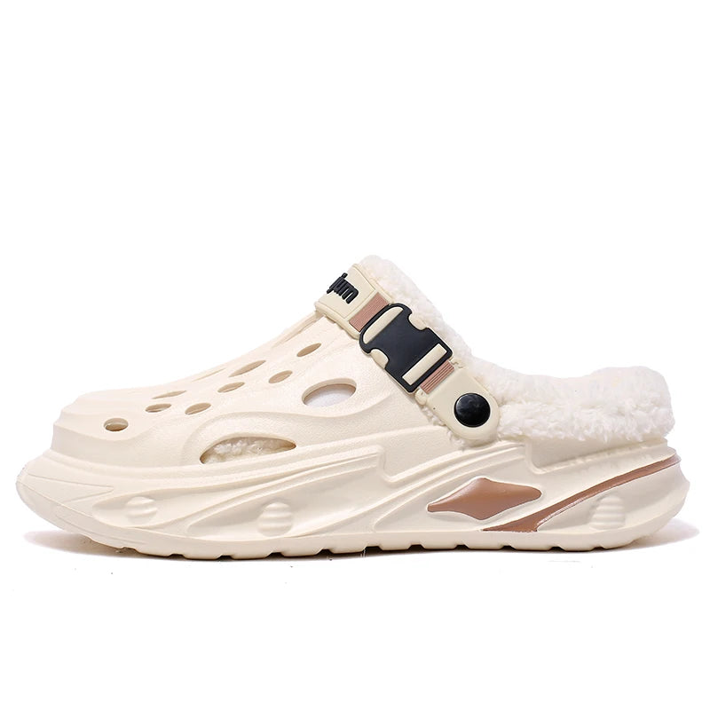 ❄️👞 Fashion Winter Men’s Cotton Slippers – Calidez y resistencia para el día a día