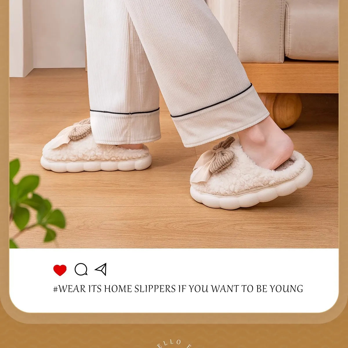 🎀❄️ Winter Plush Bow Slippers – Calidez, suavidad y encanto para tus días en casa