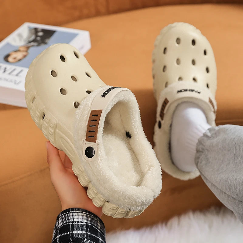 ❄️👣 Winter Men Warm Slippers – Comodidad cálida para tus días en casa