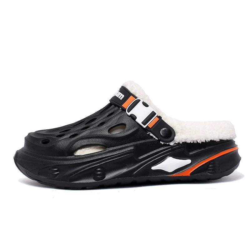 ❄️👞 Fashion Winter Men’s Cotton Slippers – Calidez y resistencia para el día a día