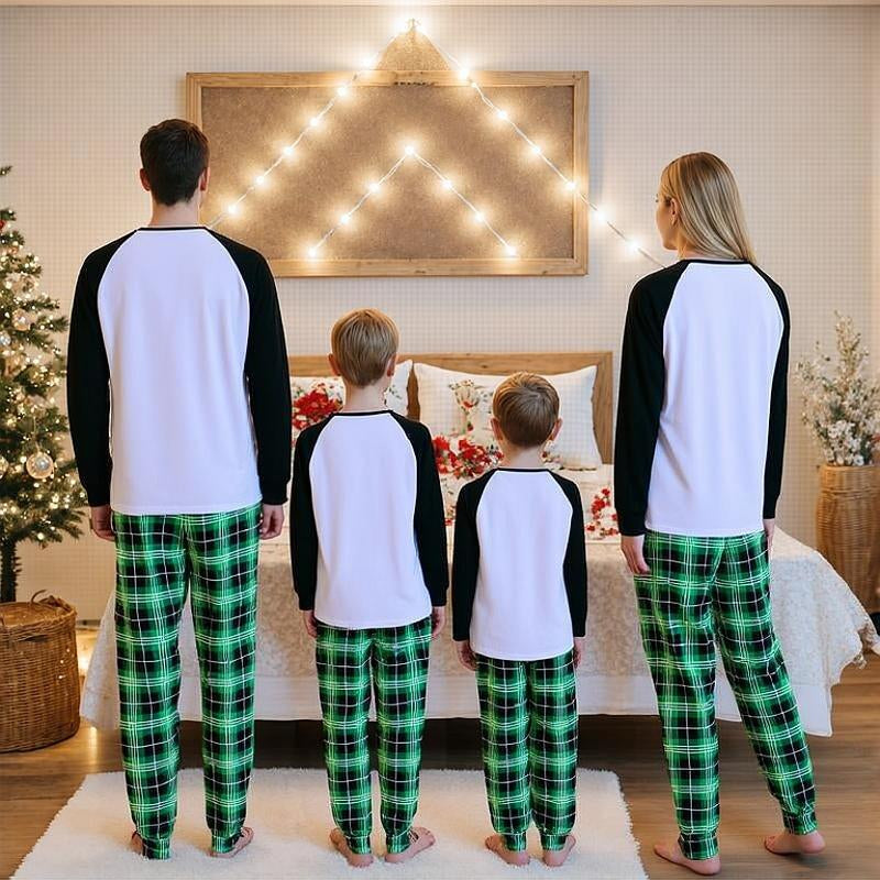 Milalee Matching Christmas Pajamas for Family Two-Piece Long Sleeve Soft and Stretchy Pjs Sets Family Holiday Party Cute Cozy Xmas Sleepwear for Kids 13038-ZC